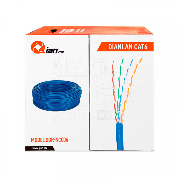 Qian Data Cable Box Cat6 Dianian - SKU: QHR-CAT6