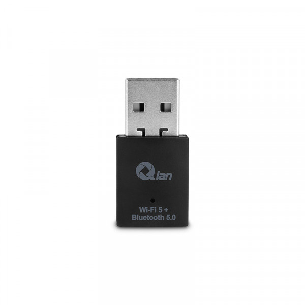 Qian USB 2.4G/5GHz Dual Band Wi-Fi Bluetooth Adapter - SKU: QYW-033WB