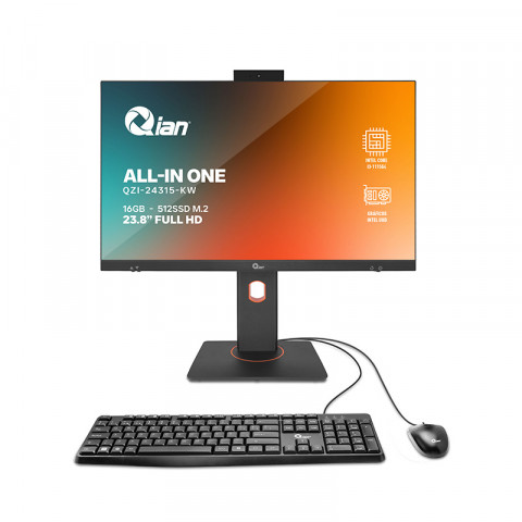 Qian All-In-One PC 23.8" with 11th Gen i3-1115G4 - SKU: QZI-24315-KW