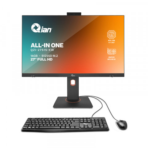 Qian All-In-One PC 27" with 11th Gen i5-1135G7- SKU: QZI-27515-KW